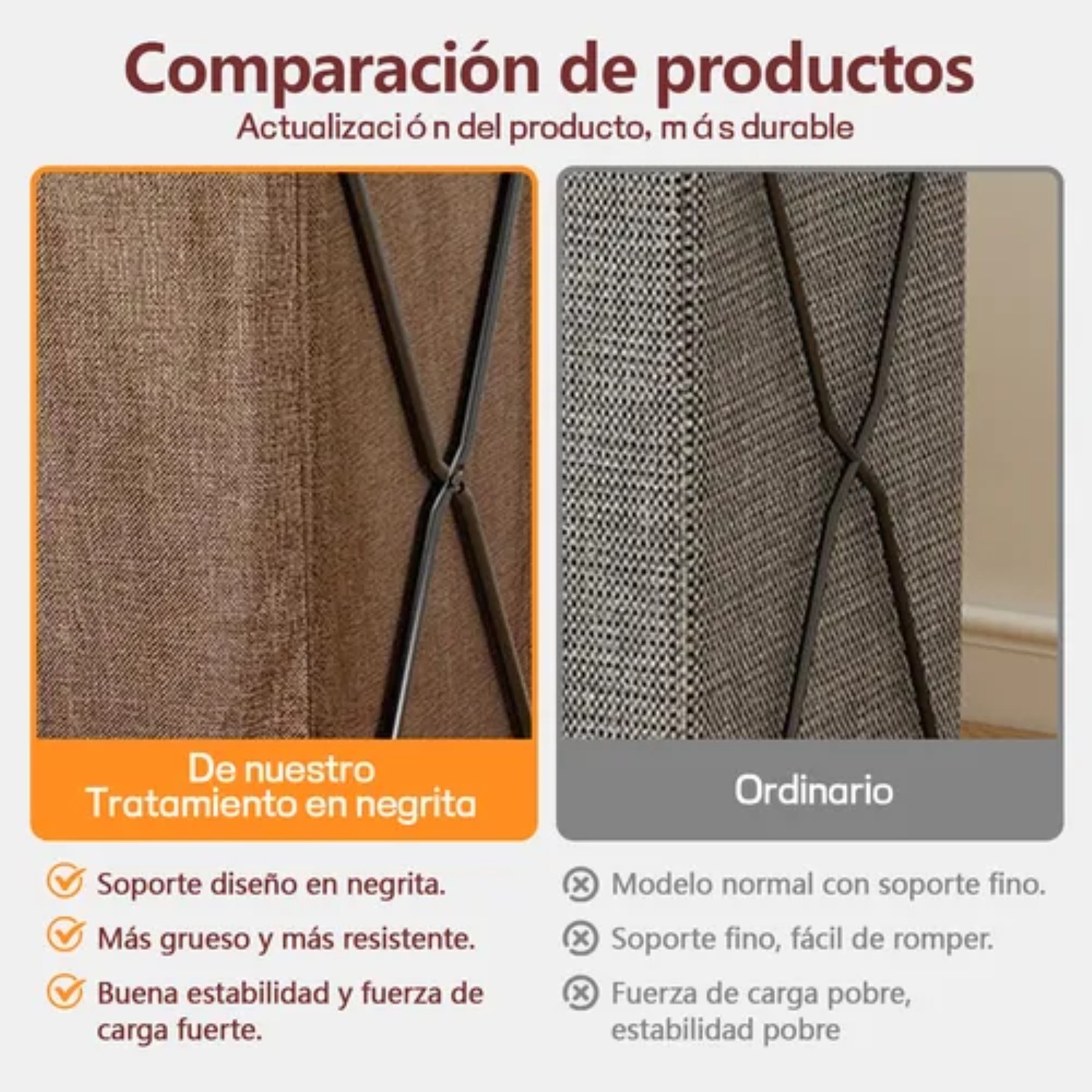 Cestos De Ropa Estilo Japon&eacute;s Sucia Extra Grande Marron Oscuro image number null