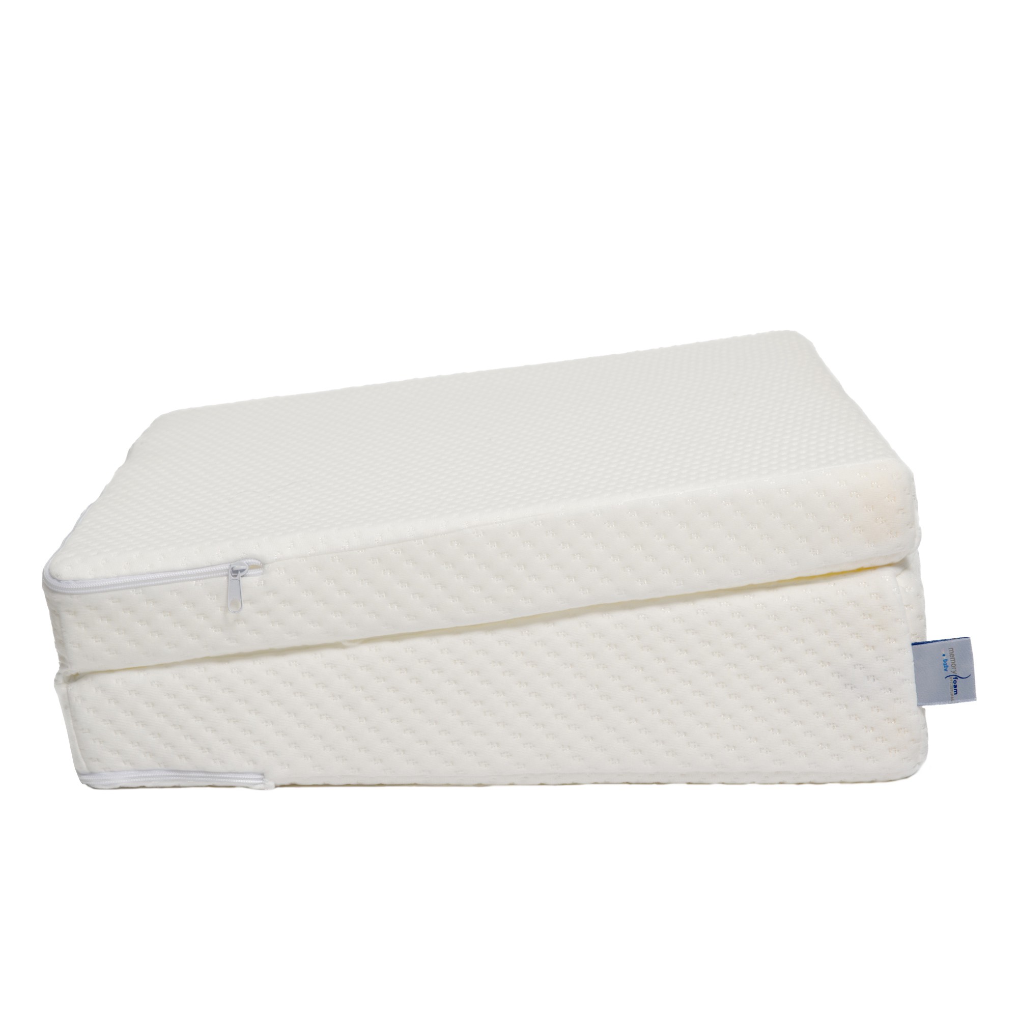 Memory Foam Colch&oacute;n Antirreflujo Plegable para Cuna de Viaje, 102 x 71 x12 cm. image number null