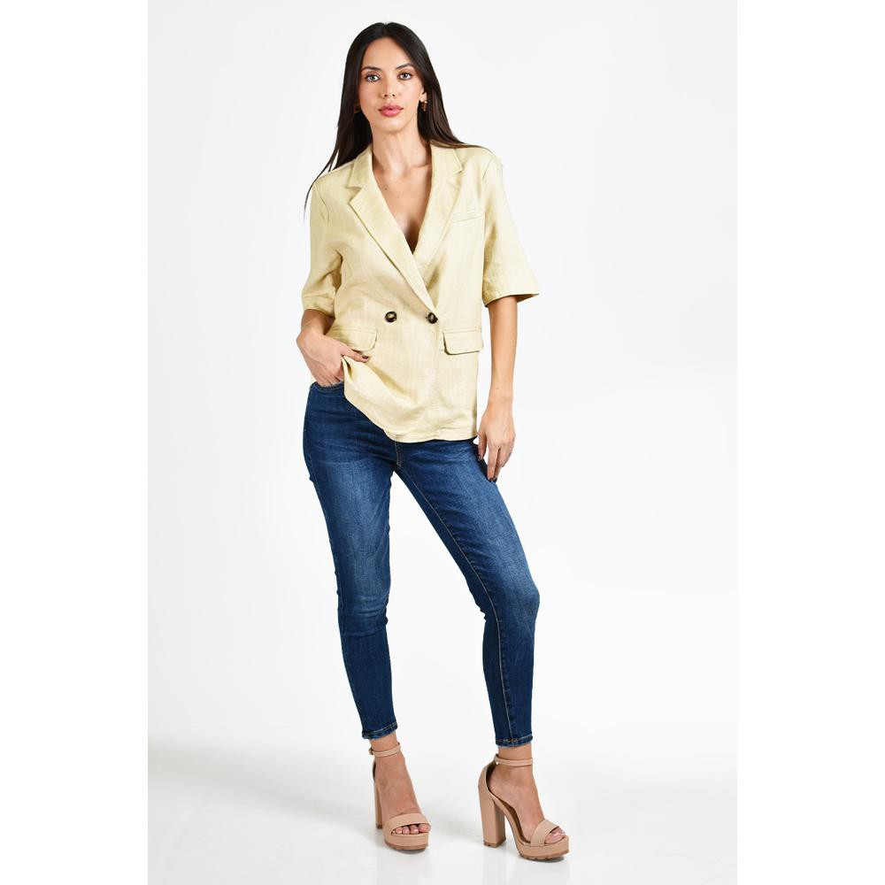 Blazer de lino Roman Fashion /Juvenil, 00291 (Beige) image number null