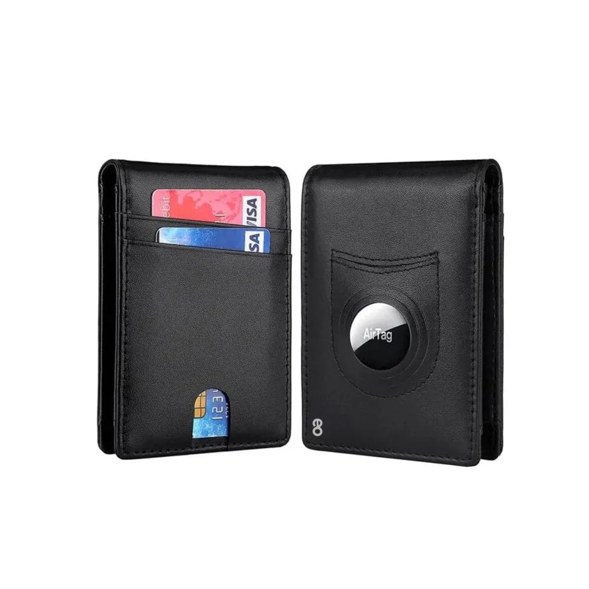 Cartera Antirrobo Rfid/billetera Cartera Caballero Negro image number null