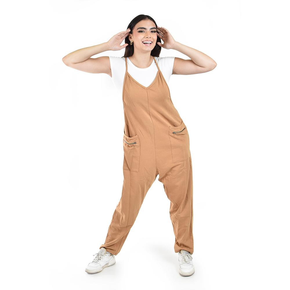 Overol estilo relaxed Roman Fashion /Juvenil, 60892 (Cafe) image number null
