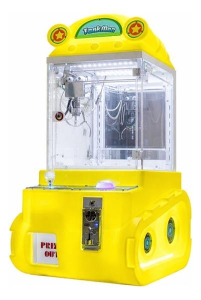 Maquina Garra Peluches Mini Doll Caza Luz Led Sonido Audiotek Amarillo image number null