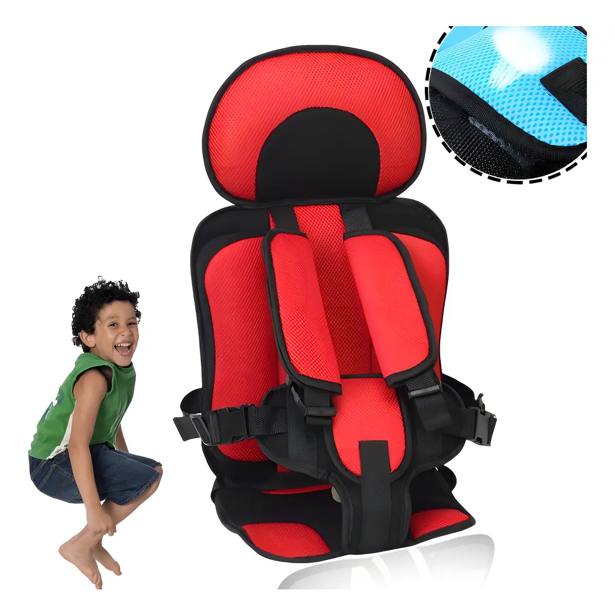 Autoasiento para Beb&eacute;, Grupo 0+ (hasta 36 kg) con Arn&eacute;s de 5 Puntos en Rojo image number null