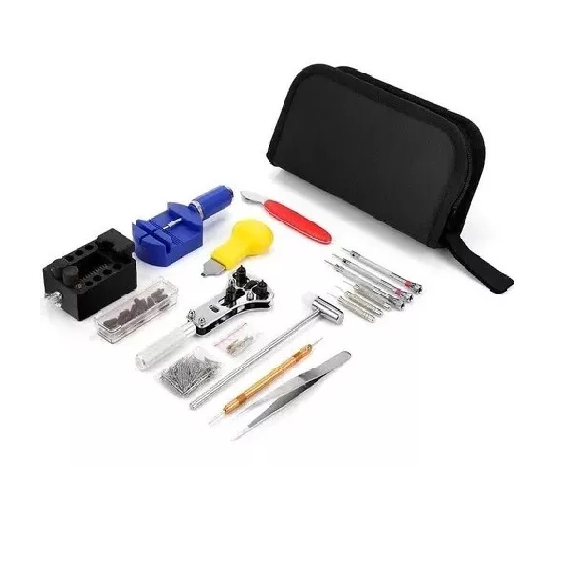 Kit Herramienta Reparacion Reloj Relojero Joyero 147 Piezas image number null