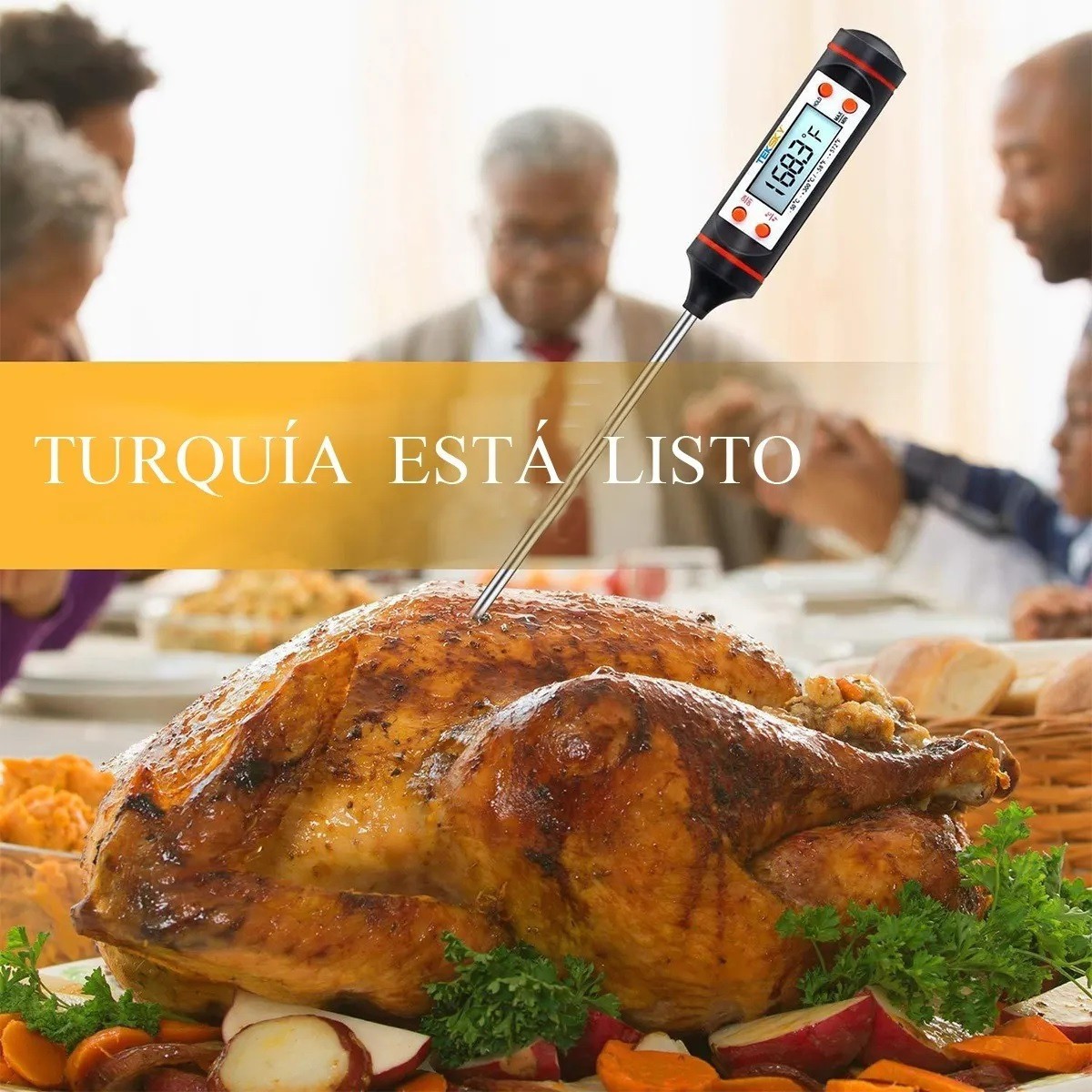 TERM&Oacute;METRO DE COCINA DIGITAL, PARA BARBACOA CARNE image number null