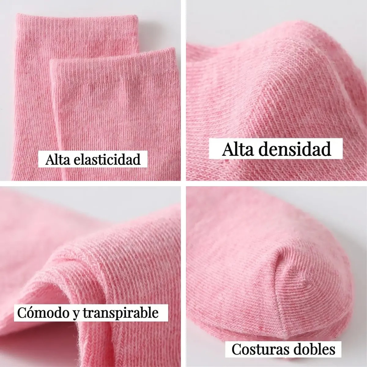 Calcetines Largas Mujer Termicos De Algodon Colores 10 Pares image number null