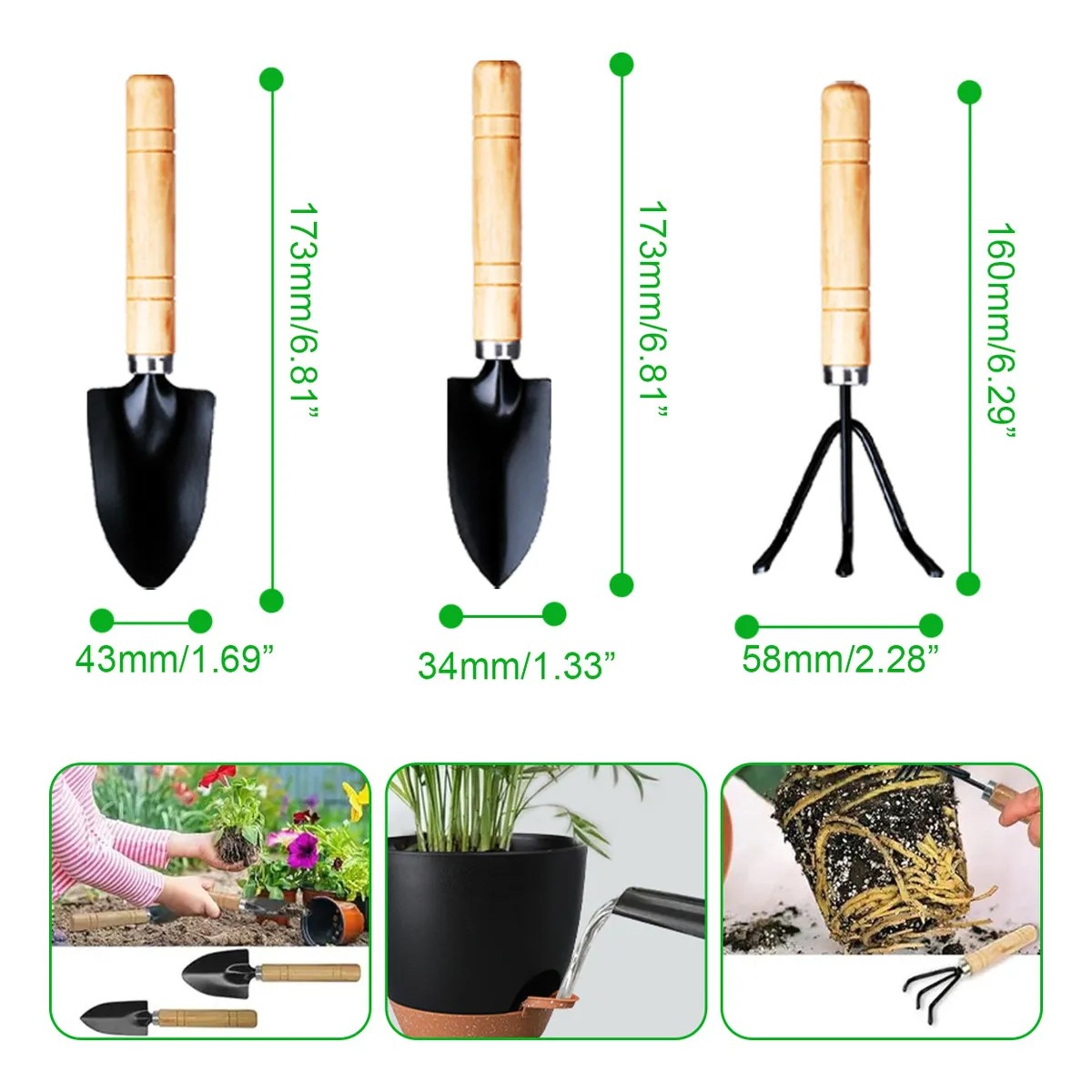 10 Pcs Macetas De Pl&aacute;stico Con Riego Autom&aacute;tico Para Plantas image number null