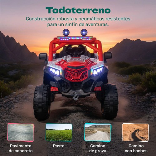 Camioneta Montable Electrica Buggy 6v Ni&ntilde;os Control Remoto Little Monkey image number null