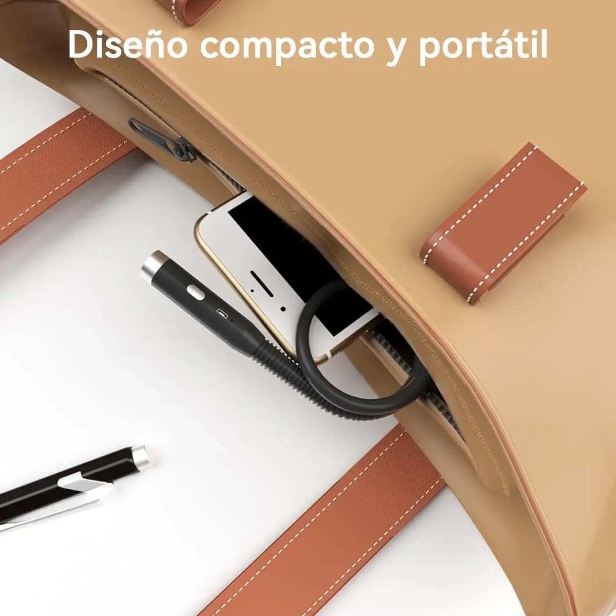 Luz De Lectura Led Con Brillo Ajustable Negro image number null