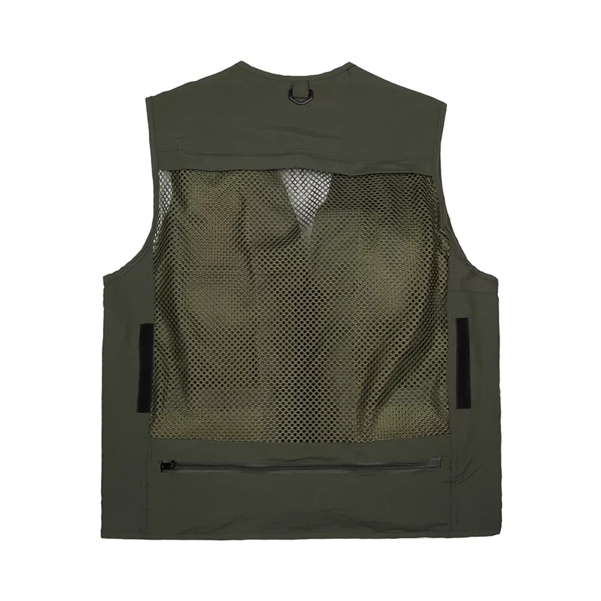 Chaleco De Fotograf&iacute;a De Pesca Verano Multibolsillos Secado Army Green M image number null