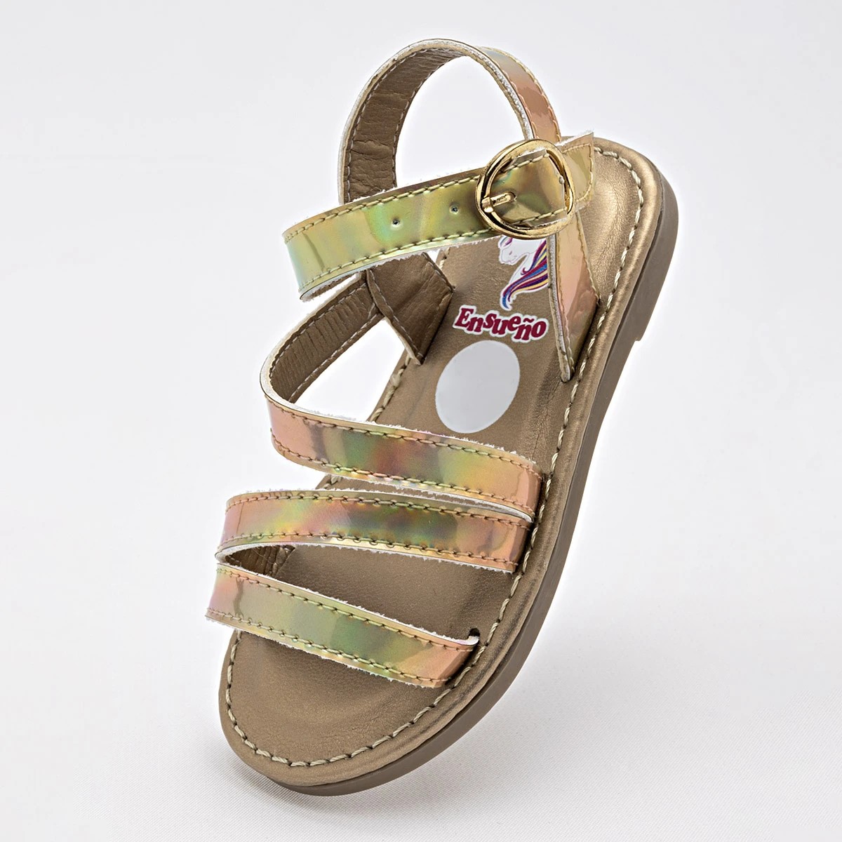 ZAPATO SANDALIA Ensue&ntilde;o NI&Ntilde;A 945873 COLOR ORO TORNASOL image number null