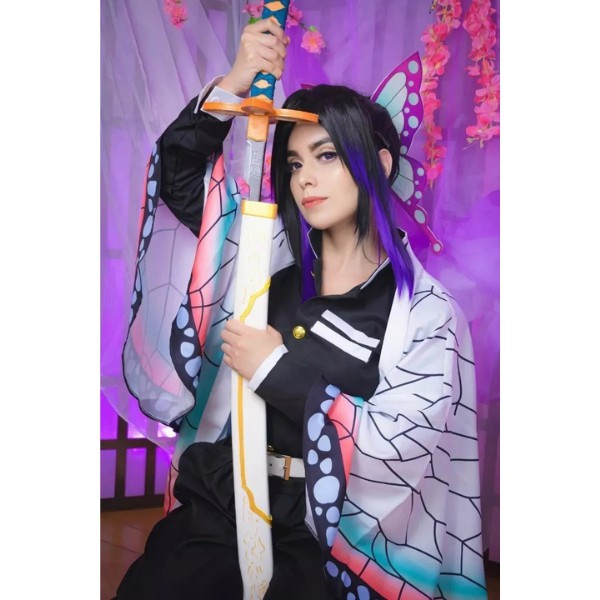 Disfraz Cosplay Anime Demon Slayer Tanjirou Nezuko Kochou Shinobu Kimono Para Fiesta De Halloween image number null