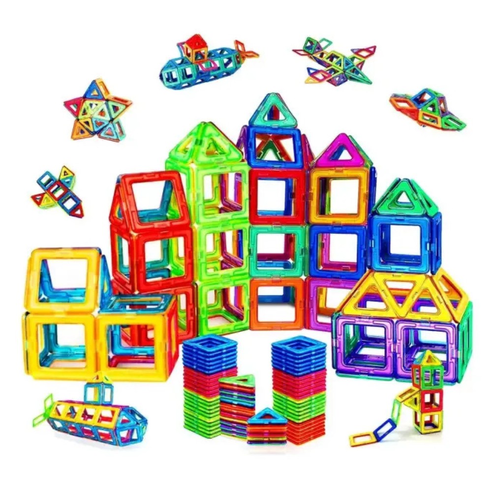 Bloques De Construcci&oacute;n Magn&eacute;ticos Juguetes 60 Pza Ni&ntilde;os image number null