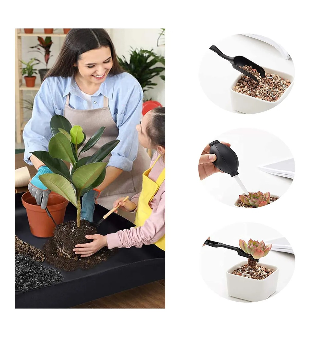 Herramientas Jard&iacute;n Para Suculenta Malubero Con Tijeras De Podar 22pc image number null