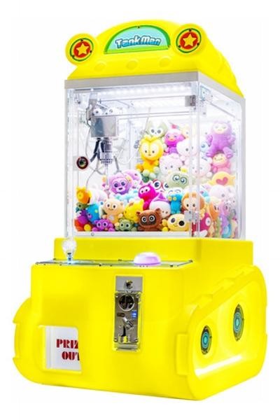 Maquina Garra Peluches Mini Doll Caza Luz Led Sonido Audiotek Amarillo image number null