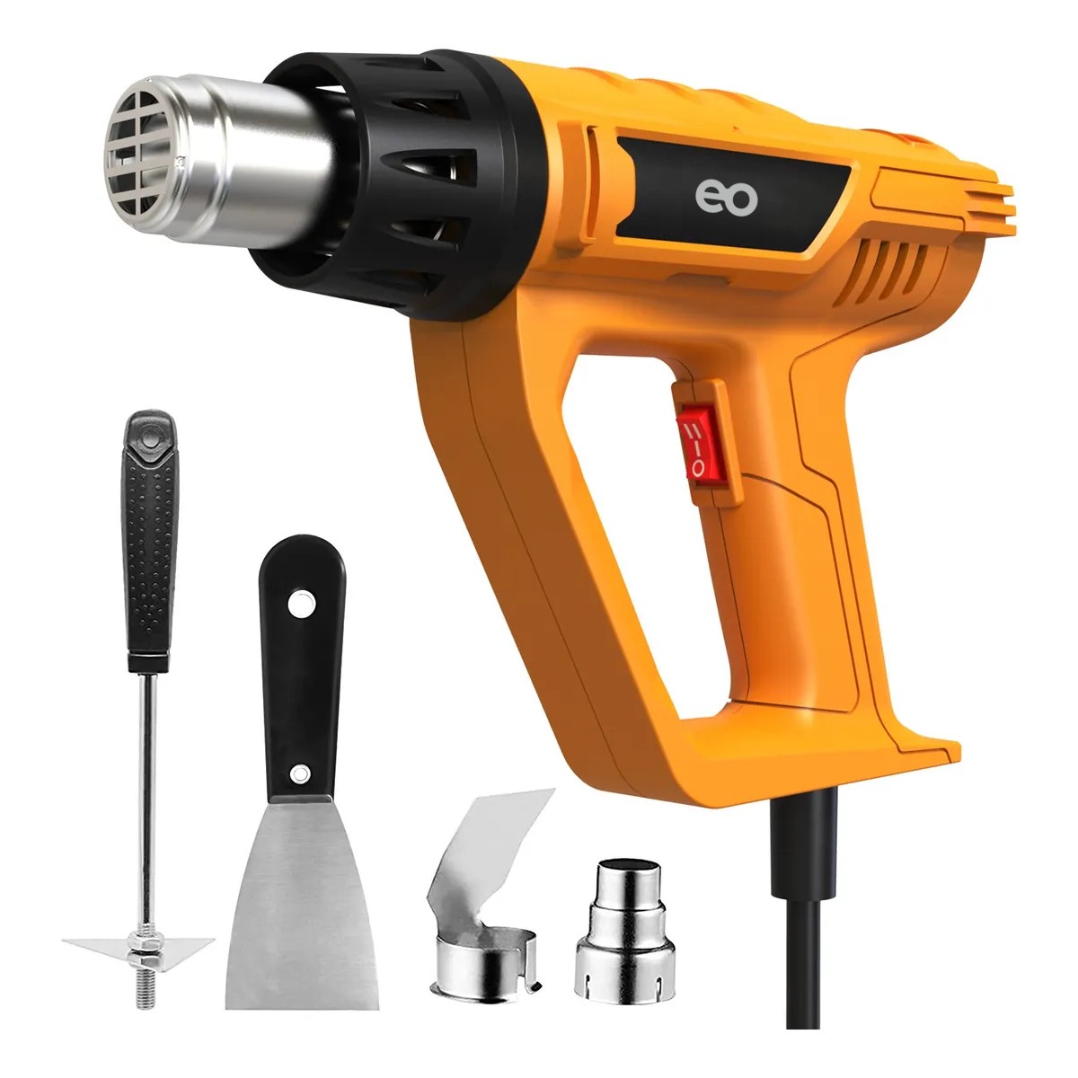 Pistola De Calor De 2000w Temperatura Ajustable Naranja image number null