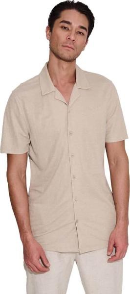 Camisa casual caballero beige Next & Co modelo V528 image number null