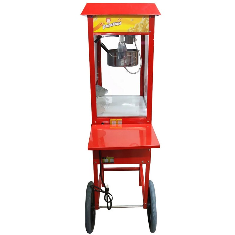 Maquina Palomitas 8 Oz Carrito Comercial 11200W Palomera Profesional image number null