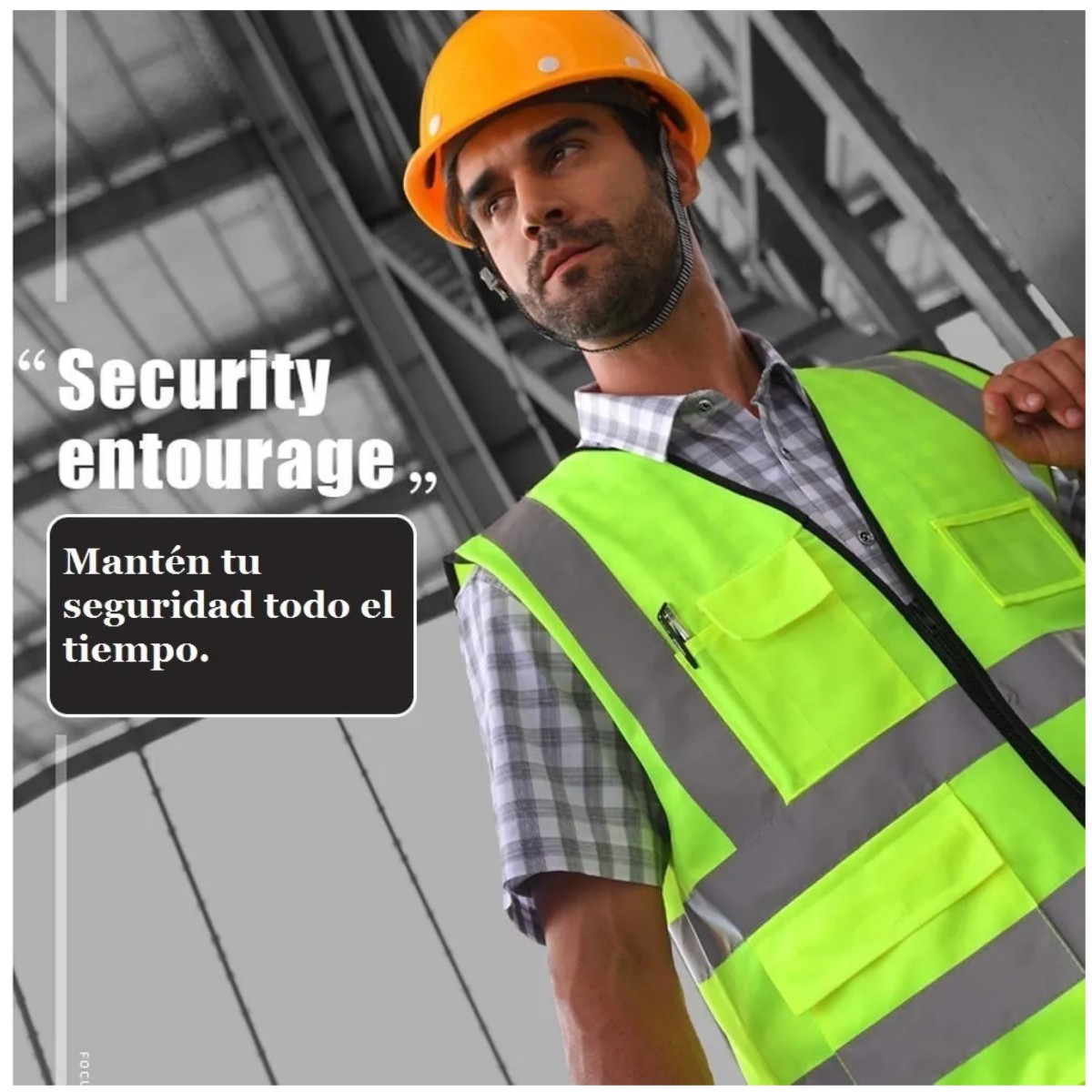 Chaleco De Seguridad Industrial Brigadista Vial +reflejante Amarillo image number null