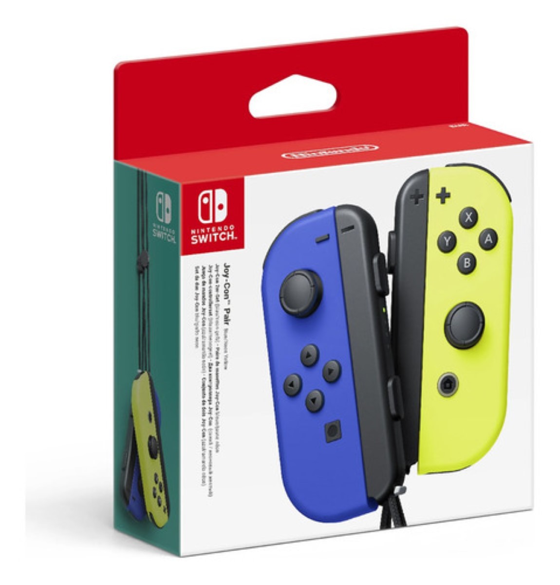 Set de control inal&aacute;mbrico Nintendo Switch Joy-Con (L)/(R) Ne&oacute;n azul y amarillo ne&oacute;n image number null