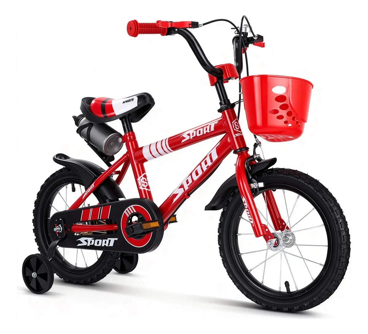 Bicicleta Infantil Con Ruedas De Entrenamiento,ni&ntilde;o,nina,r14 image number null
