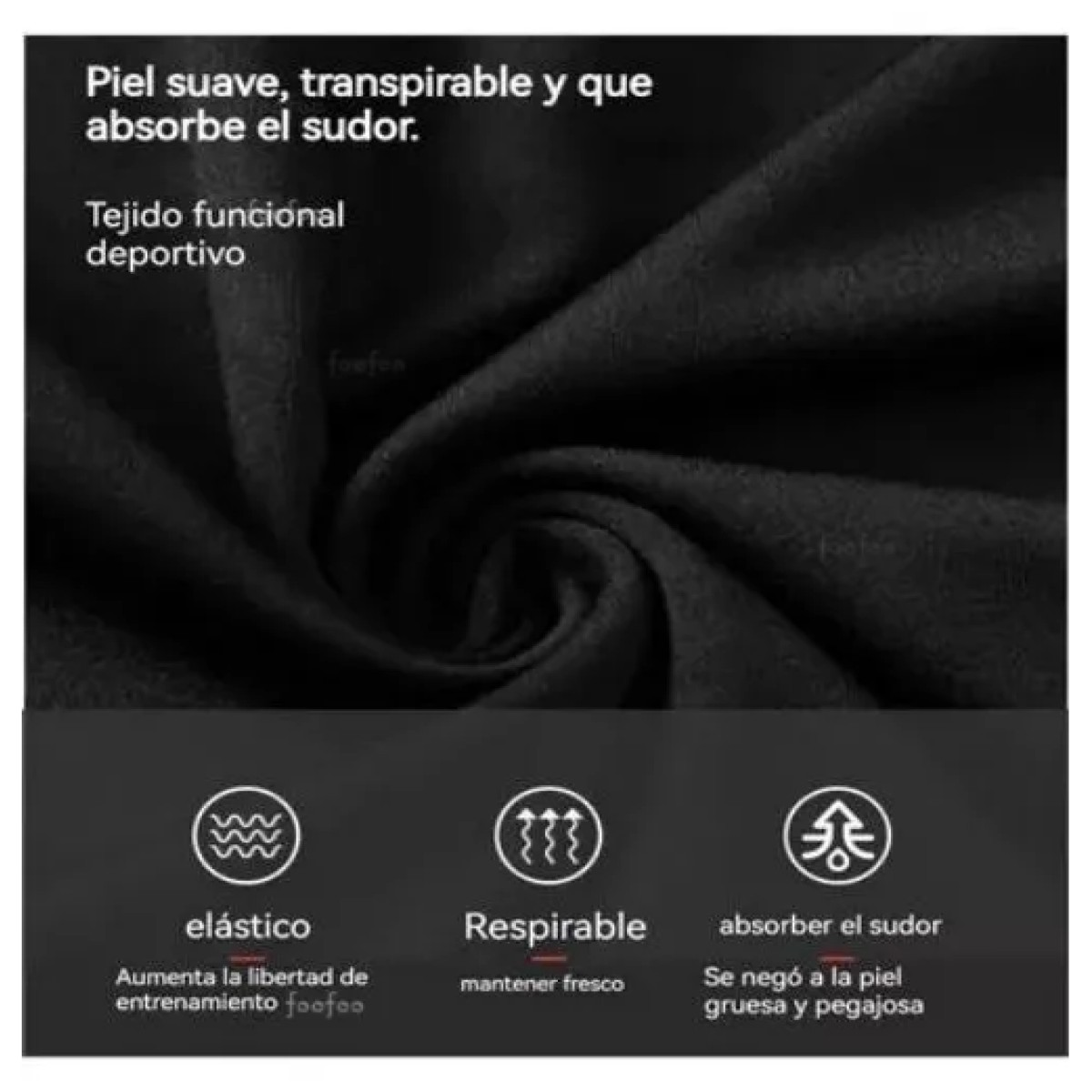 Lycra Fitness Yoga Hombre Transpirable Mallas Correr Deporte M, Negro image number null