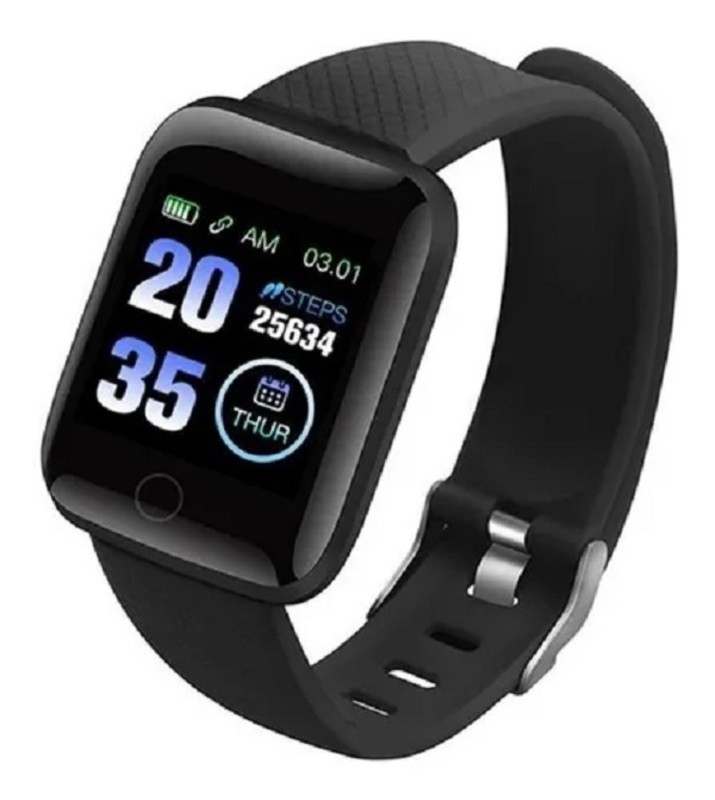 SMARTWATCH 116 PLUS MONITOR DE RITMO CARDIACO DEPORTES image number null