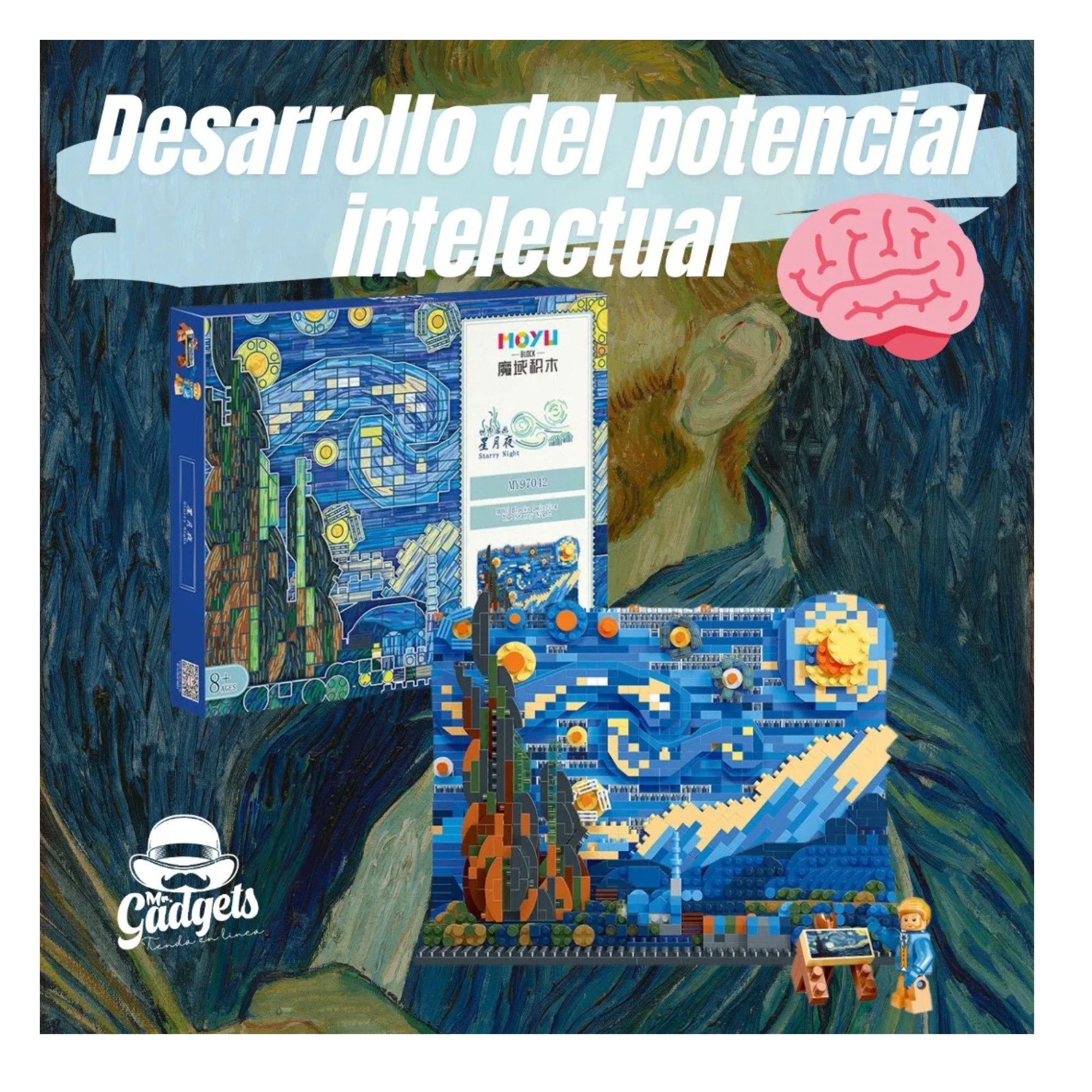 Coleccionable de la Noche Eterna en Miniatura , (Construye el tema de la noche y moviento art&iacute;stico) Excelente Armable image number null