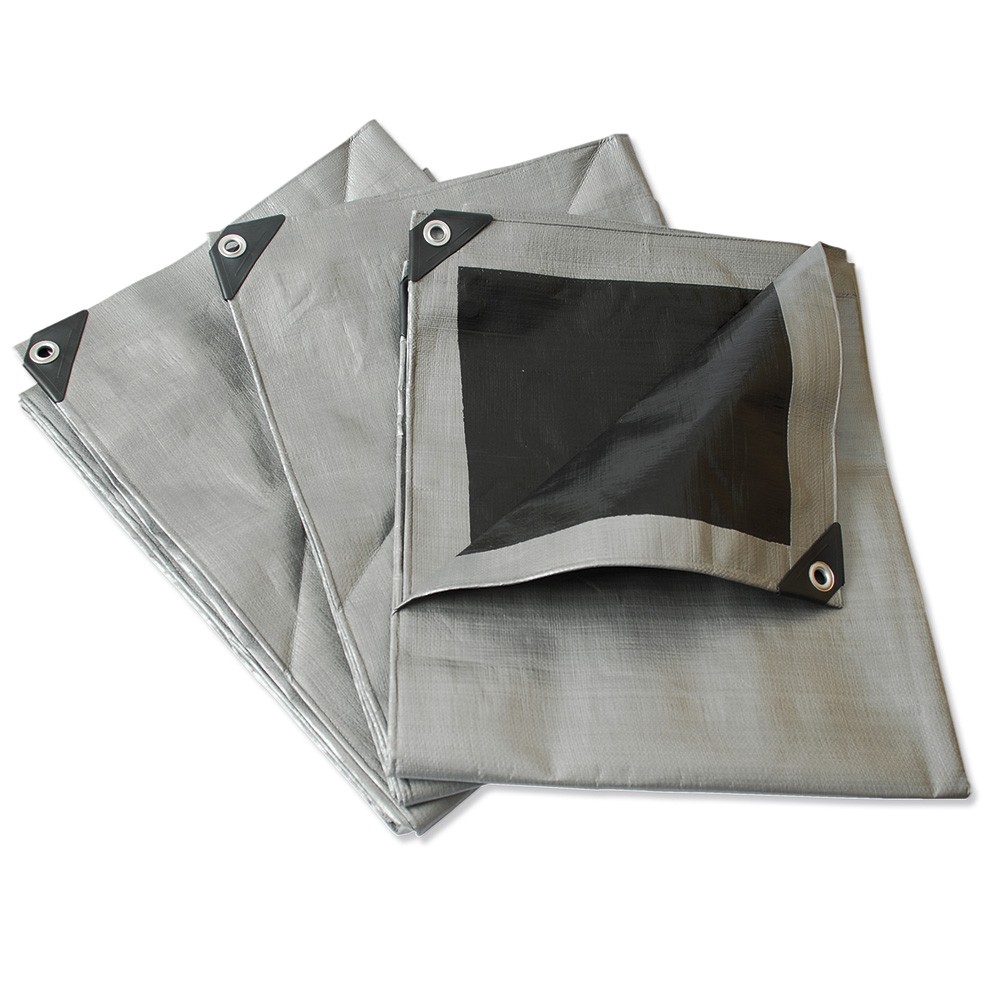 Lona Reforzada Resistente Plateada 2x3m Polietileno Surtek image number null