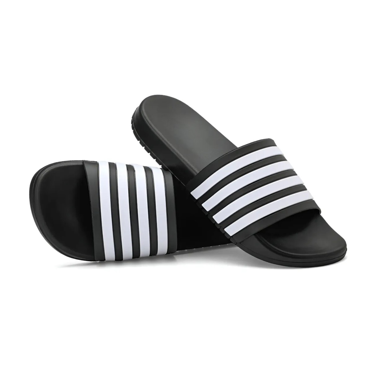 Sandalias Chanclas Suela Gruesa C&oacute;modas Color Negro Talla 25 image number null