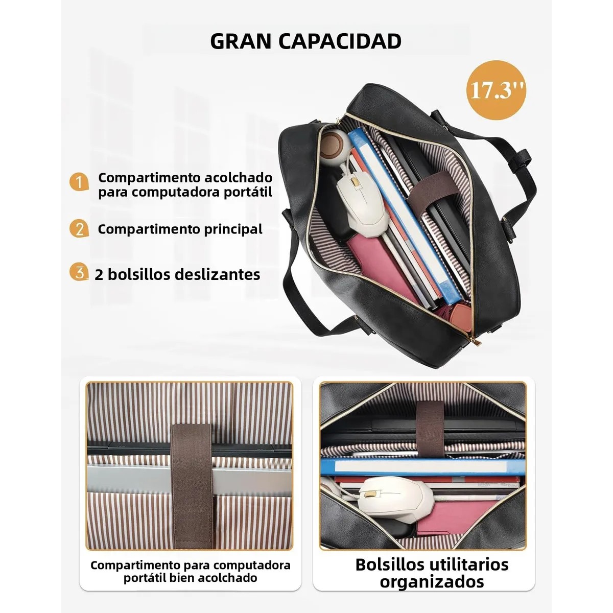 Maletin Para Laptop Mujer Mochila Mujer Elegante image number null