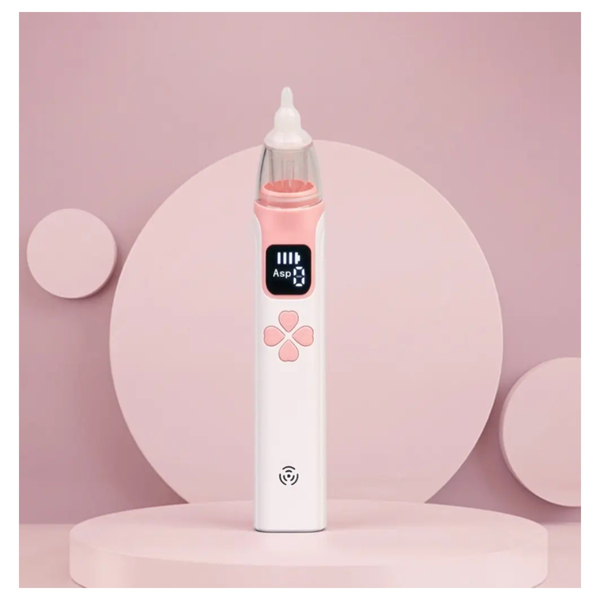 Aspirador Nasal Beb&eacute; Saca Mocos Seguro El&eacute;ctrico Limpiador Color Rosa image number null