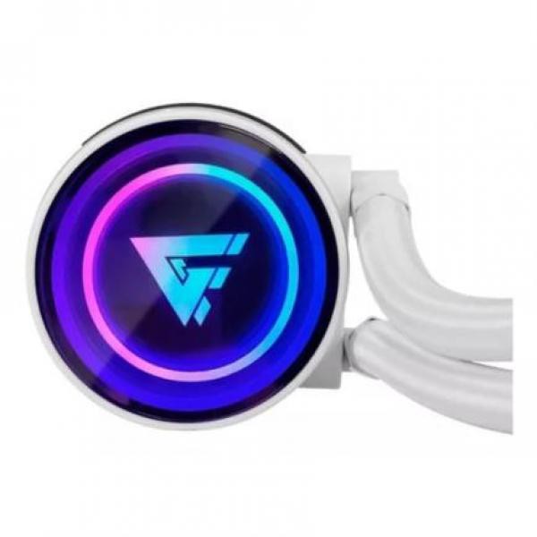 Vorago Game Factor LQG601-WH Enfriamiento L&iacute;quido 240mm RGB TDP 250W Blanco image number null