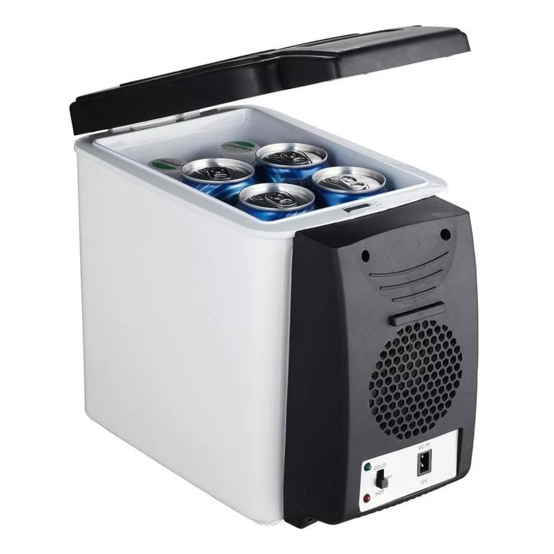 Mini Nevera 6L Port&aacute;til, Funci&oacute;n Fr&iacute;o y Calor, Ideal para Coche, Hogar y Camping, Compacta y Silenciosa image number null