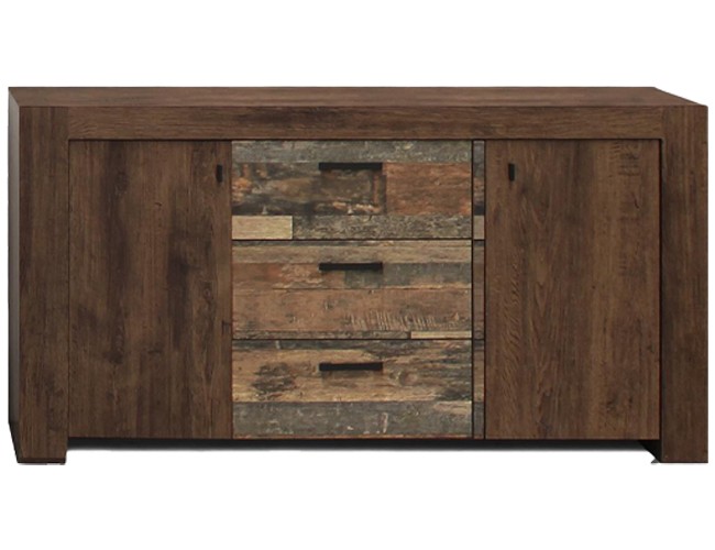Buffet Oporto Marron con Rustico - Kessa. image number null