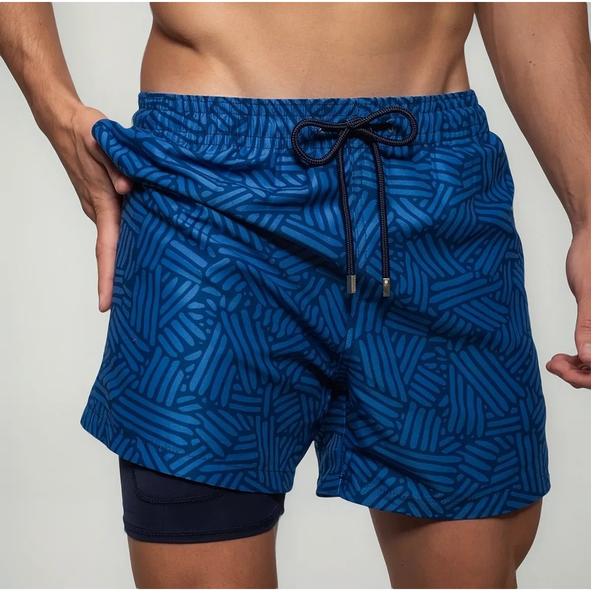 Traje De Ba&ntilde;o Para Hombre Playa Short Talla: XL Mod. A15 image number null