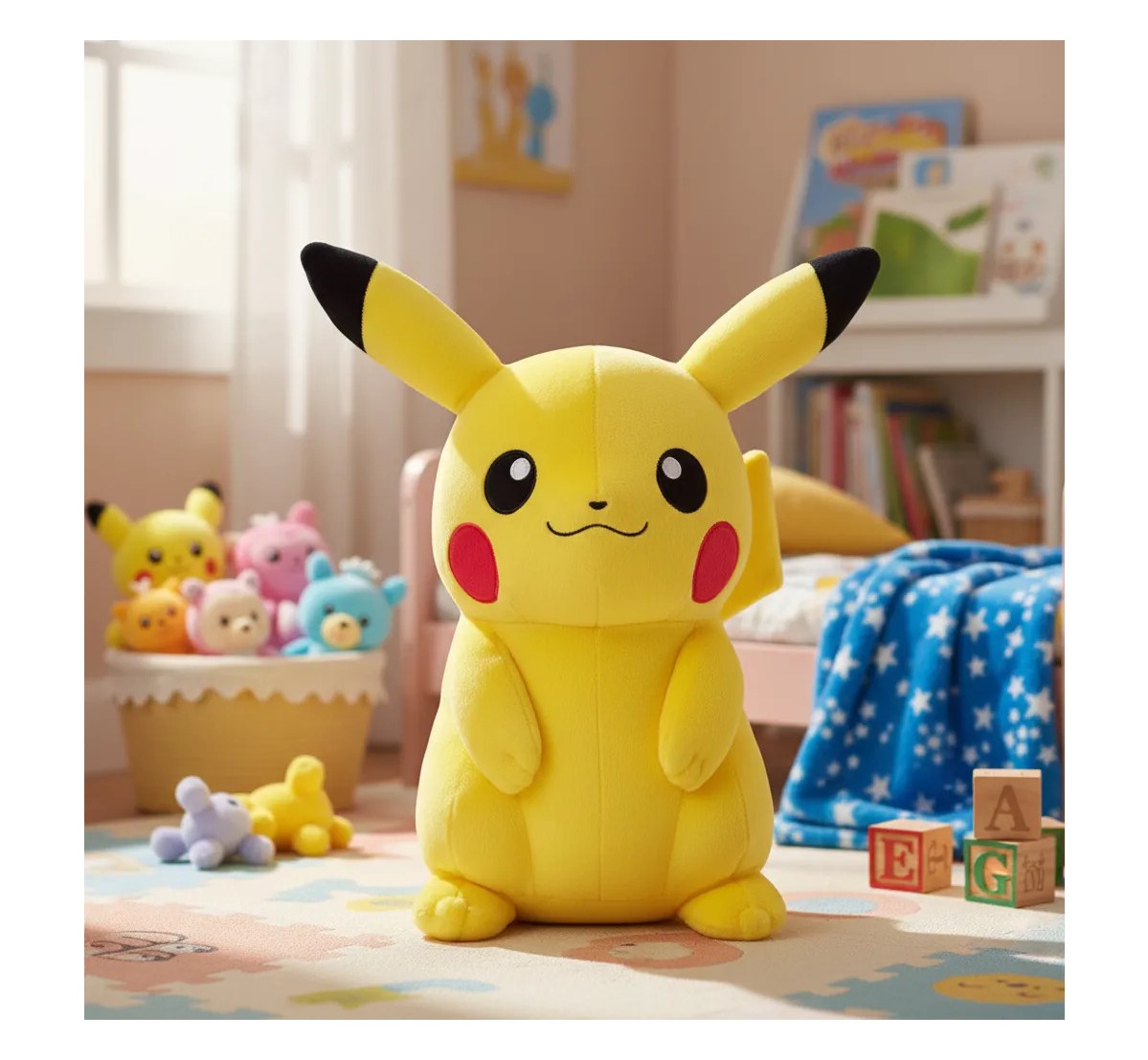 Peluche Pok&eacute;mon Original Pikachu Amarillo image number null