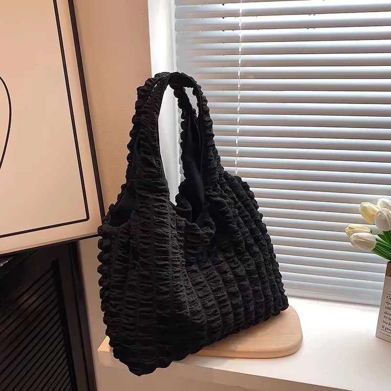 Bolso Hombro Bolsa Tote Mano Mujer Acolchada Cloud Burbujas image number null