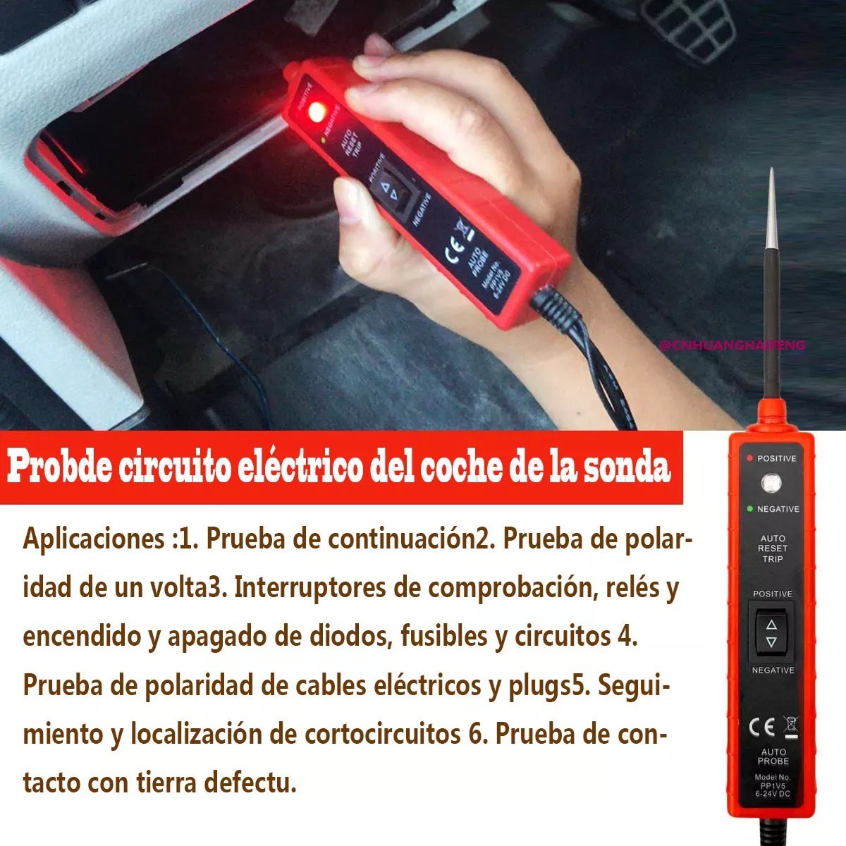 Probador De Circuitos Em285 Para Veh&iacute;culos El&eacute;ctricos image number null