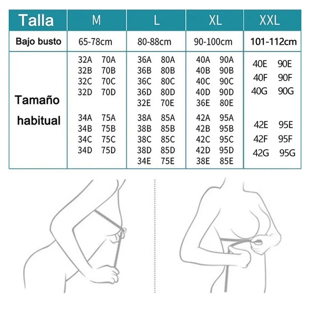 Brasier Maternidad Lactancia 4 Piezas Talla XL Black+gray+skin tone+pink image number null