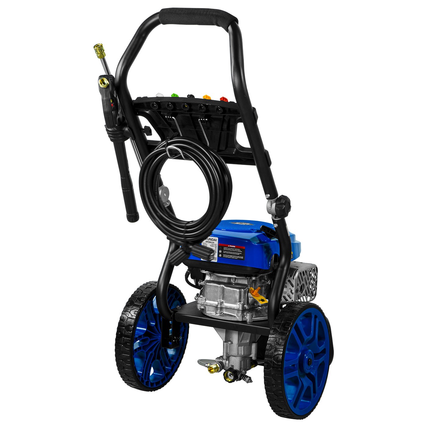 HIDROLAVADORA HYUNDAI AXIAL 4.5 HP 2700 PSI 186 BAR C/BASE ABATIBLE - HYP2850XT image number null