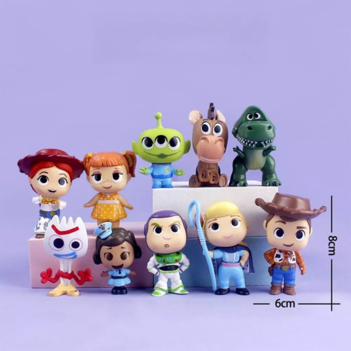 Figuras De Colecci&oacute;n Modelos De Toy Story De Juguete 10 pzs multicolor image number null
