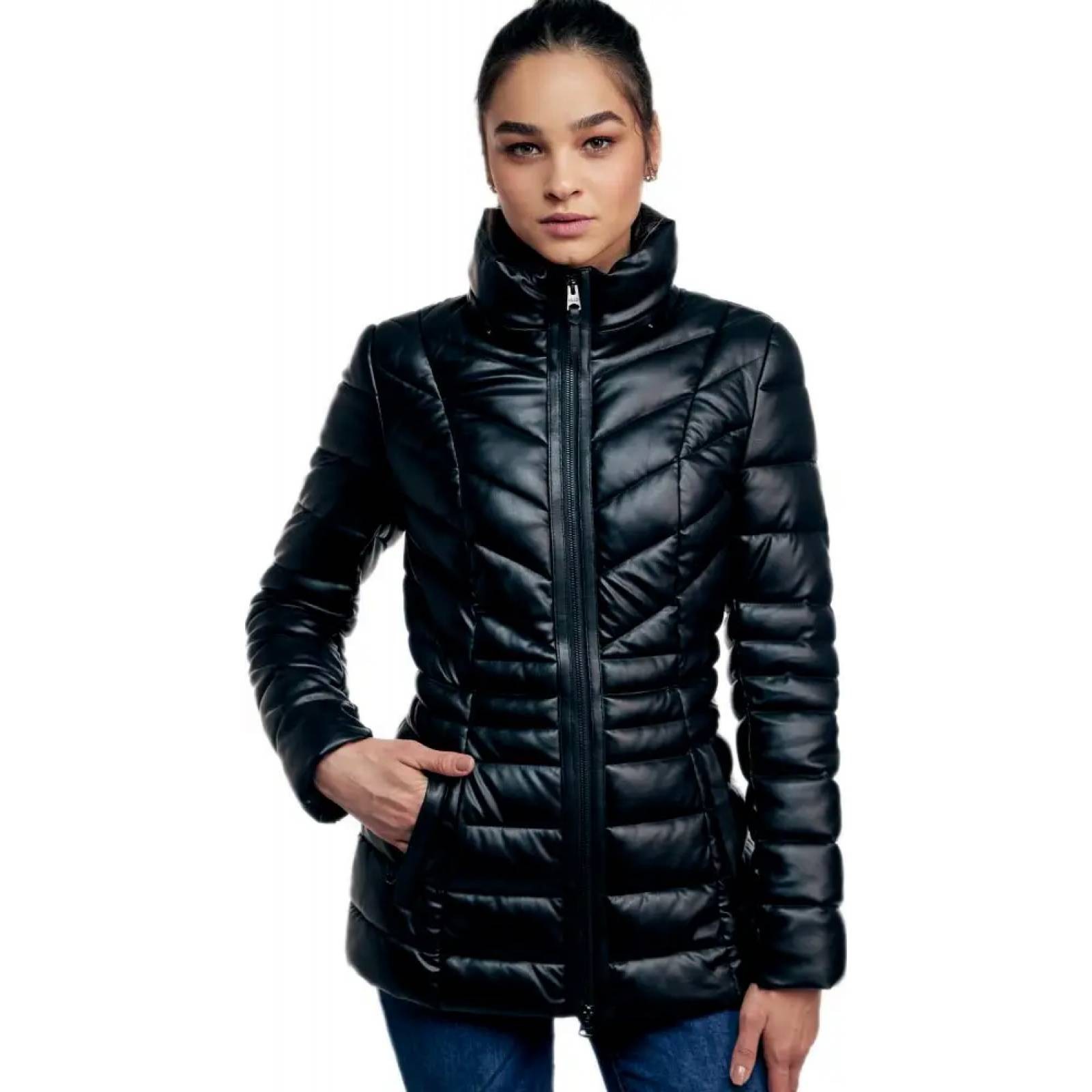 Chamarra abrigadora dama negro Holly Land modelo 1037 image number null