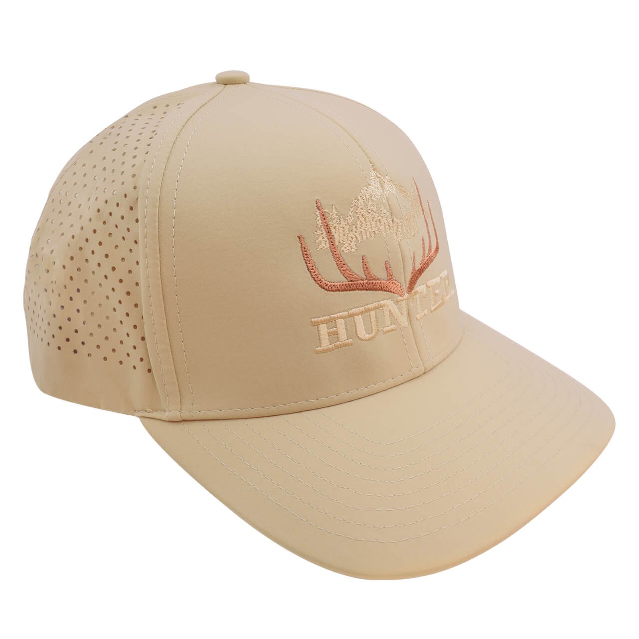Gorra con malla y ajustador snapback de pl&aacute;stico, waterproof, HUNTER, C9211205, khaki image number null
