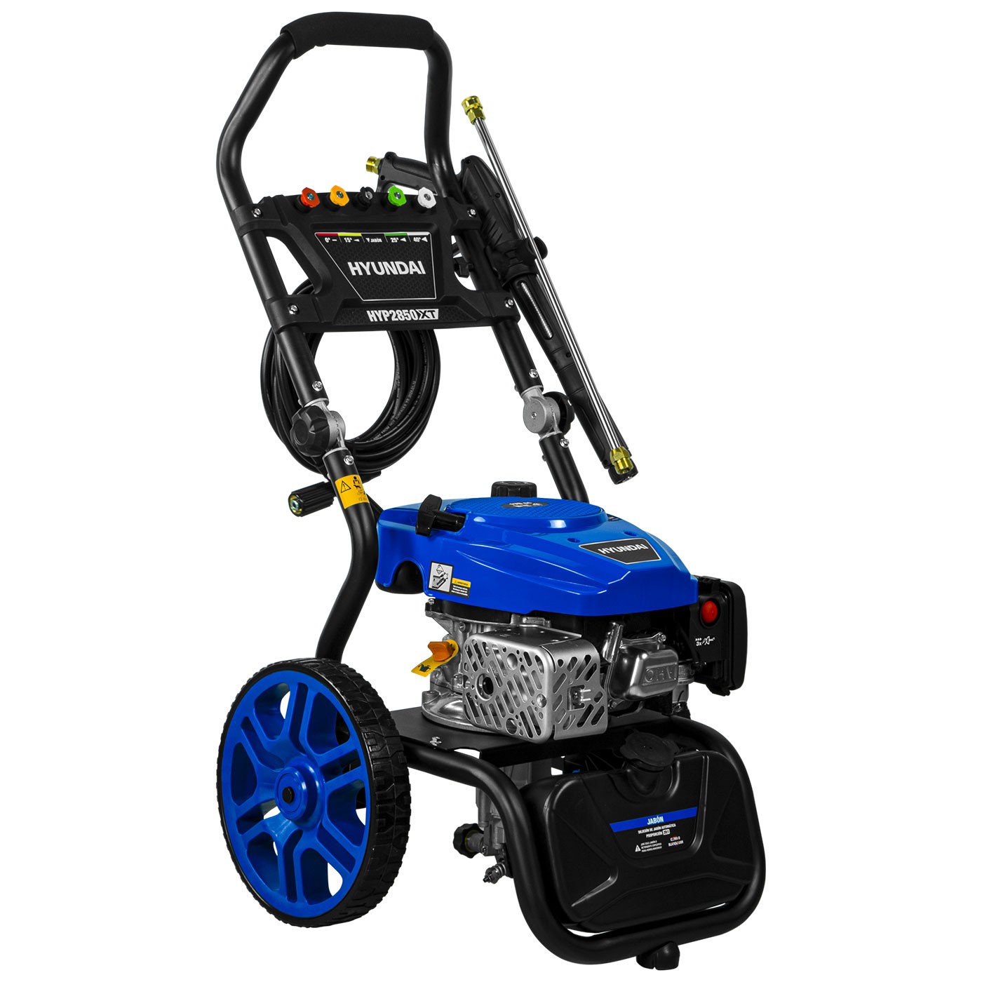 HIDROLAVADORA HYUNDAI AXIAL 4.5 HP 2700 PSI 186 BAR C/BASE ABATIBLE - HYP2850XT image number null