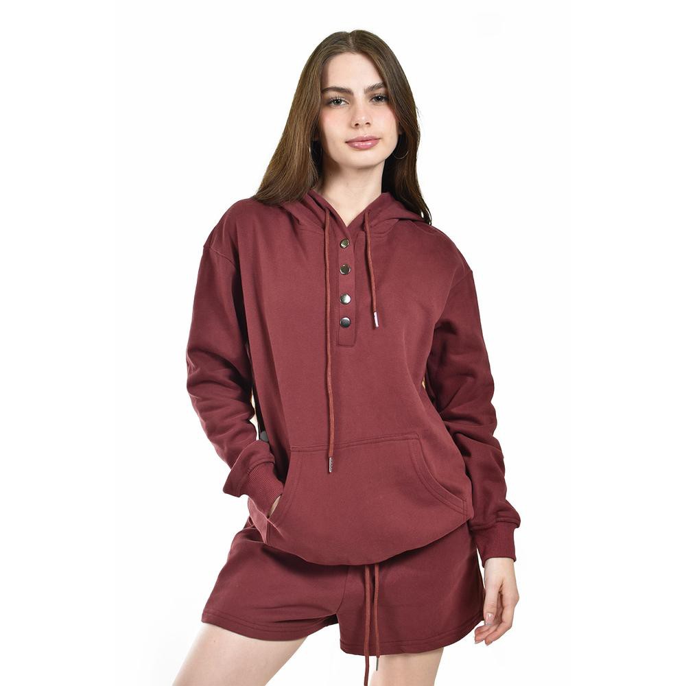 Conjunto sudadera con shorts Roman Fashion /Juvenil, 5290 (Vino) image number null