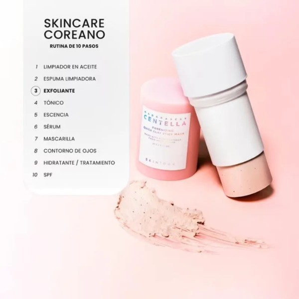 SKIN1004 Madagascar Centella Mascarilla Facial en Barra de Arcilla 27 g Reduce Poros Controla Sebo y Purifica image number null
