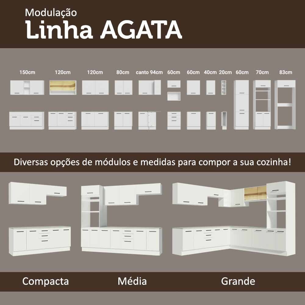 Alacena Gabinete Superior Cocina Madesa Agata 80cm BB image number null