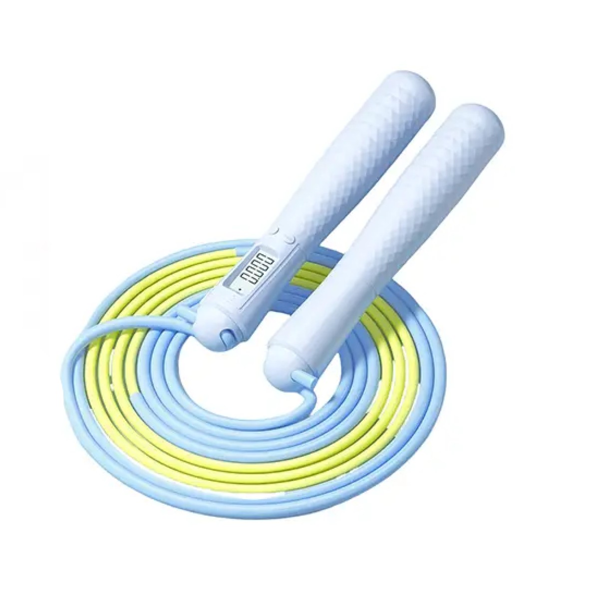 Cuerda De Saltar Electr&oacute;nica Con Contador Led Azul claro image number null