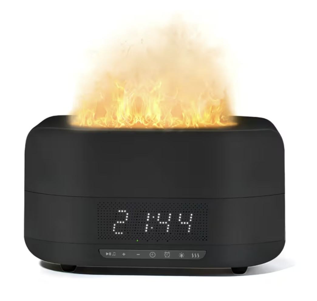 Humidificador Despertador Bluetooth Altavoz Modelo Negro image number null